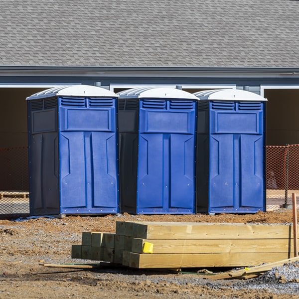 how do you dispose of waste after the portable restrooms have been emptied in San Andreas